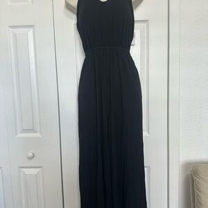 Old Navy Black Sleeveless Maxi jumpsuit